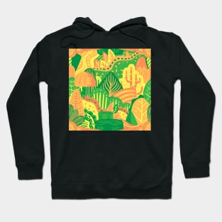 Colorful Zany Nature Doodle Hoodie